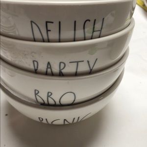 Rae Dunn Summertime Collection Bowls (4)